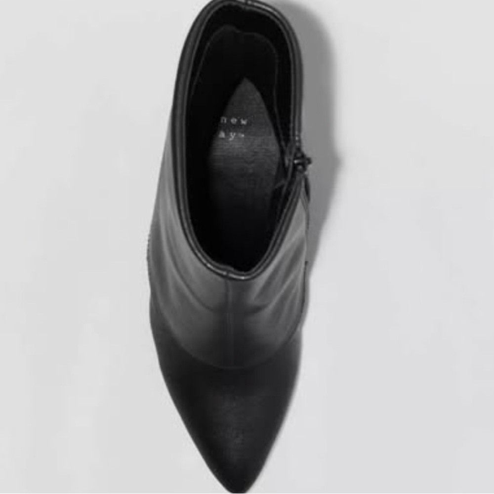 a new day Black Ankle Boots